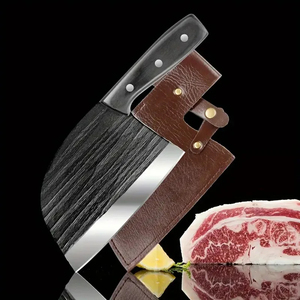 Cuchillo de carnicero de alta calidad OEM ODM personalizado al por mayor, herramientas para tallar y filetear, hoja de patrón antiadherente de acero inoxidable personalizada - Product Image 1