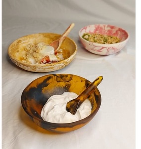 Cuenco de resina para cocina y mesa, ensaladera de resina, cuenco de resina para servir de nuevo diseño - Product Image 3