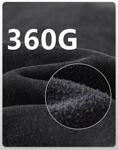 Cárdigan negro Vintage Streetwear Plus Fleece Washed Zipper Loose Button ODM Plain Dyed Hoodies para hombres DDP Shipping - Product Image 5