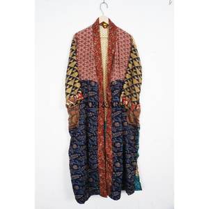 High Quality 100% Silk Printed Elegant V-neck Kimono Robe Beautiful Pattern Customizable Color Logo-Breathable Soft Spring - Product Image 4