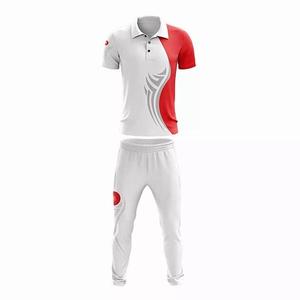 Ropa de entrenamiento de alta calidad Uniforme de cricket MOQ bajo Uniforme de cricket Hecho de poliéster Uniforme de cricket de tamaño personalizado - Product Image 1