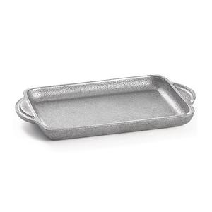 Plateau de service alimentaire en aluminium de meilleure qualité pour la vaisselle en forme rectangulaire Offre Spéciale, meilleur plateau de service de fruits avec plaqué or pour la vaisselle - Product Image 5