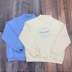 เสื้อสเวตเชิ้ตคอเต่าทรงหลวม แขนยาว ผ้าโพลีเอสเตอร์/คอตตอน  สำหรับผู้หญิง  ลายโลโก้ด้านหน้า  แฟชั่นฤดูหนาวใหม่ - Product Image 6