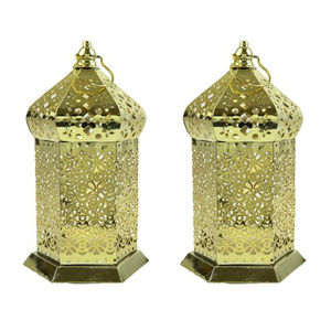 Ramadan Home <b>Decor</b> Vintage Metal Decorative Lantern Nightstand Light With Hollow Out Design <b>Moroccan</b> Lantern by Indian Suppliers - Product Image 5