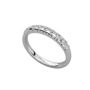 Bague de fiançailles en or massif 14K taille ronde en diamant cultivé en laboratoire bijoux en diamant synthétique bague de diamant de laboratoire de mariage - Product Image 2