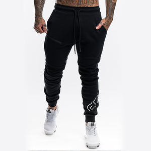 Pantalon de survêtement de gymnastique en éponge française de haute qualité pour hommes Joggers d'entraînement décontractés pour le sport Fitness Service OEM brodé sur mesure à mi-hauteur - Product Image 4