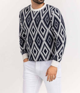 Pulls d'hiver pour hommes sur mesure, respirants, décontractés, tricotés par des fabricants de vêtements, tricotés à la main - Product Image 4