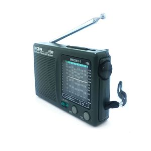 วิทยุรุ่น R-909 3 ย่านความถี่ AM/FM/SW พร้อมจอ LCD นาฬิกาในตัว สไตล์เรโทร - Product Image 2