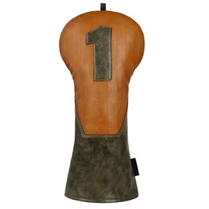 Latest Design Leather <b>Golf</b> Head Cover Hot Arrival Best Material Leather <b>Golf</b> Head Cover For Adults Available In Stock - Product Image 1