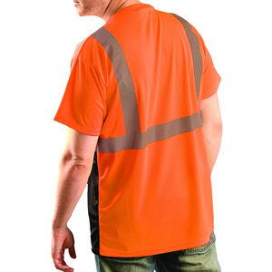 2024 logotipo personalizado estampado mecánico ropa de trabajo camisas de manga corta Camisa de trabajo de seguridad para los hombres al por mayor camisa de seguridad reflectante - Product Image 4