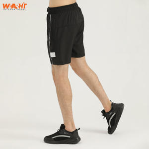 Short en coton décontracté pour hommes le plus vendu High Street respirant taille moyenne conception cordon tricoté solide léger pour - Product Image 1