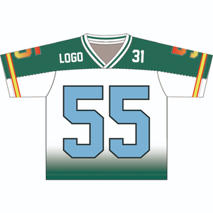 Camisetas de fútbol de secado rápido personalizadas OEM 2025 con malla de manga corta y rayas, logotipo del equipo, nombre y números, impresión por sublimación - Product Image 2