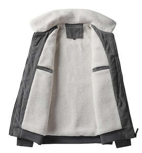 M-5XL tendance automne/hiver nouveau Logo personnalisé épaissi chaud extérieur moto grande taille hommes veste décontractée - Product Image 3