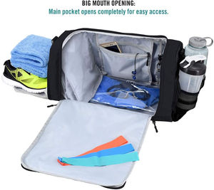 Sacs de sport en filet respirant pour vêtements et équipement de sport, de lutte, de natation et d'athlètes actifs - Product Image 2