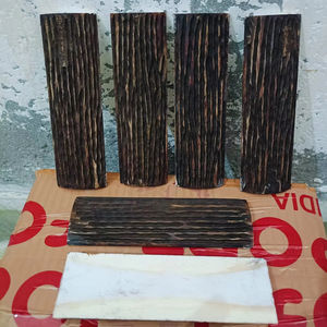 Escamas de Hueso de Cuerno de Búfalo de Agua con Vetas, Tamaño Personalizable, para Empuñaduras de Cuchillos de Caza de Hoja Fija, en Bruto, de la India - Product Image 6