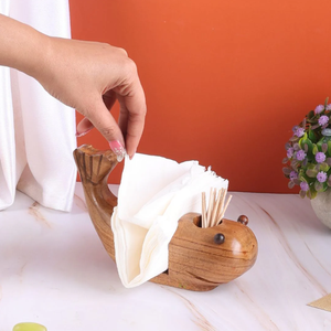 <b>Napkin</b> <b>Holder</b> for Table Wooden <b>Napkin</b> <b>Holders</b> for Kitchen Dining Room Table Decor Dispenser for Indoor & Outdoor - Product Image 5