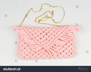 กระเป๋าถือ Macrame กระเป๋าสะพายไหล่กระเป๋าโท้ทแบบพับได้ลำลองสำหรับผู้หญิงใช้ทุกวัน - Product Image 6