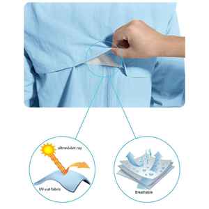 เสื้อตกปลาผู้ชายไซส์ใหญ่ รุ่นใหม่ล่าสุด ระบายอากาศได้ดี สวมใส่สบาย กันน้ำ แห้งเร็ว ป้องกันแสงแดด UPF 50+ - Product Image 2