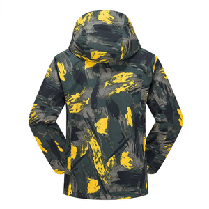 Veste de ski snowboard pour hommes hiver neige épaisse imperméable ski snowboard randonnée manteaux homme veste de ski chaude avec logo personnalisé - Product Image 2