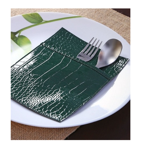 Fabrication de gros porte-cuillère en cuir design rouleau porte-cuillère en cuir de qualité supérieure taille personnalisée - Product Image 6