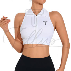 Top Corto de Moda para Mujer Según la Demanda del Cliente, Alta Calidad, Verano, Formal, Ecológico, para Ejercicio, Fitness, Talla Adulto - Product Image 3
