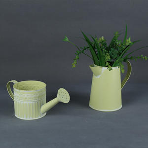 เหยือกชุบสังกะสีสำหรับตกแต่งบ้านในฟาร์มกระถางต้นไม้ทำจากโลหะสำหรับตกแต่งบ้านระเบียงลานบ้าน - Product Image 3