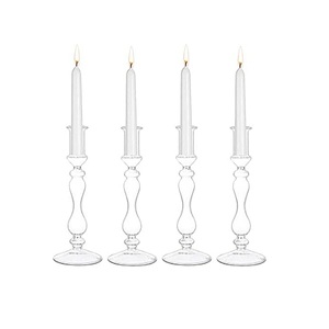 Juego de tres portavelas acrílicos de calidad exclusiva para decoración del hogar y bodas. - Product Image 4