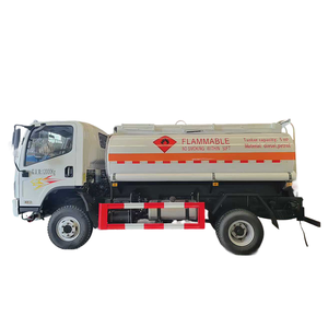 FAW Camión cisterna de aceite 5CBM 4X2 Diesel Gasolina 5000 litros Tanque de combustible Camión Cummins Motor Opcional Fábrica Dirce Suministro para la venta - Product Image 1