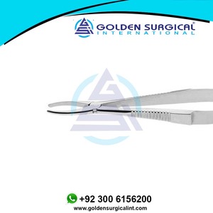 Fórceps oftálmicos Gradle Cilia, mordazas de agarre positivas lisas y cuadradas, instrumentos de cirugía ocular otológica - Product Image 4