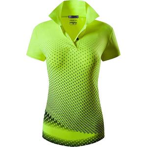 Nueva llegada Crop Polos verano Casual prendas de vestir exteriores de las mujeres de talla grande de manga corta recortada Polos con logotipo personalizado y tamaño - Product Image 1