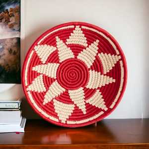 Cesta de decoración de pared de hierba Sabai Natural ecológica de mimbre tejida a mano al mejor precio para decoración de pared del hogar - Product Image 2