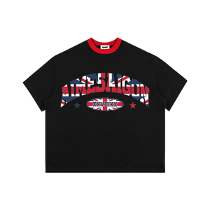 ODM OEM T-shirt unisexe oversize Boxy imprimé vêtements broderie courte longueur version grande taille fabriqué au Vietnam pour adolescents hommes - Product Image 4