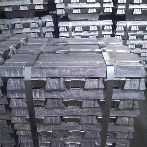 Haute pureté 99.99% 99.8% 99.7% ADC12 lingots d'acier allié d'aluminium de surface de zinc de plomb d'étain - Product Image 6