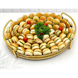Attractive Gold Metal Chocolate Tray Antique Design Table Decorative Chocolate Sweets Serving Tray Dessert Display On-<b>Sale</b> - Product Image 2