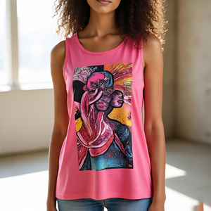 เสื้อกล้ามพิมพ์ลายกราฟิกแขนกุด2024สำหรับผู้หญิงเสื้อกล้ามออกกำลังกายโยคะออกกำลังกายออกกำลังกายน้ำหนักเบา - Product Image 4