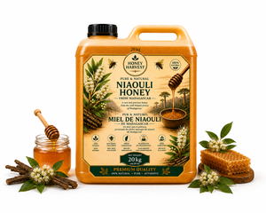 Miel de Niaouli Pur et Naturel 20kg, 80% Brix, de Madagascar, Qualité Premium en Vrac - Product Image 1