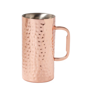 Tasse en cuivre 100% verres tasse à bière de haute qualité moscou mule martelé conception 100% tasses en cuivre - Product Image 2