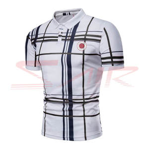 Vente chaude personnalisé imprimé hommes pour polos coton de haute qualité fibre de bambou séchage rapide tricoté conception Simple Pakistan - Product Image 6