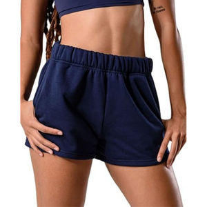 Elastic Waist <b>Banded</b> Women <b>Sweat</b> Shorts Factory Direct Manufacturer Shorts For Women Cotton Made Women's Shorts Fast Production - Product Image 3