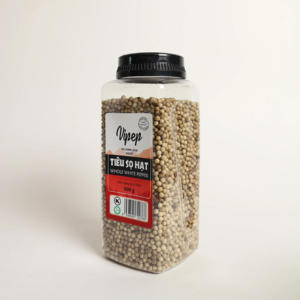 Precio de fábrica Pimienta blanca entera seca Picante Certificado completo ISO HALAL HACCP Vietnam Viet Pepper 500g Botella - Product Image 4