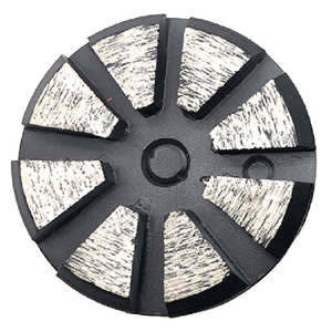 Disque de meulage TERRCO compatible 3 pouces (80 mm) avec système de changement de vitesse, huit segments à bords biseautés pour la préparation des surfaces en béton - Product Image 1