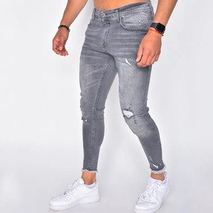 Streetstyle Jeans ajustados desgastados Hombres Pantalones de mezclilla para hombre Ropa Stock Fabricantes de jeans para hombres - Product Image 3