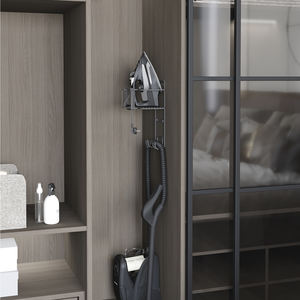 Support de planche à repasser en acier chromé Emuca avec rangement mural Repassage et accessoires Espagne Modèle 8151611 - Product Image 3