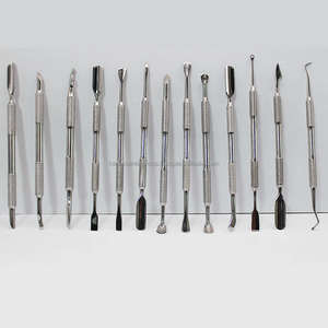 Empujador de Cutículas de Doble Extremo de Acero Inoxidable 420 Reutilizable de Alta Calidad, Herramienta para Limpiar Uñas y Eliminar Piel Muerta, para Manicura y Pedicura - Product Image 1