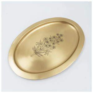 Bandeja rectangular moderna de acero inoxidable con patrón, apta para lavavajillas, clasificación de alimentos personalizable para el hogar, hoteles, restaurantes - Product Image 3