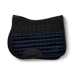 Tapis de selle matelassé élégant pour chevaux doublure douce en coton respirant conception durable pour tapis de selle d'équitation anglais personnalisés - Product Image 4