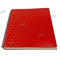 Suministro al por Mayor de Cuadernos/Agendas Personalizados con Impresión Offset, Encuadernación en Espiral, Tapa Blanda de Cartón A5, Laminación Comercial Mate