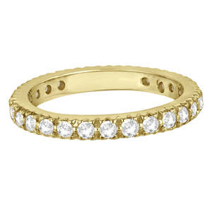 แหวนทองคำ 14K สีเหลือง ประดับเพชรทรงมาร์คีส์ 0.75 กะรัต ลายเรขาคณิต ชุบโรเดียม ฝังเพชรแบบ Pave Inset - Product Image 2