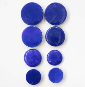 Calidad Superior azul lapislázuli cabujón piedra preciosa natural para la fabricación de colgantes pulido suelto directamente exportado fabricante - Product Image 1