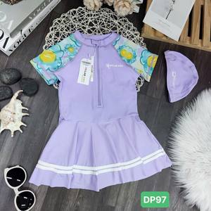 Maillots de bain de fitness à séchage rapide de haute qualité pour femmes enfants Design floral personnalisé Pantalon de natation imperméable en nylon spandex-OEM/ODM - Product Image 2